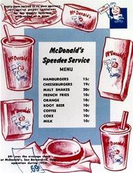mcdonalds menu